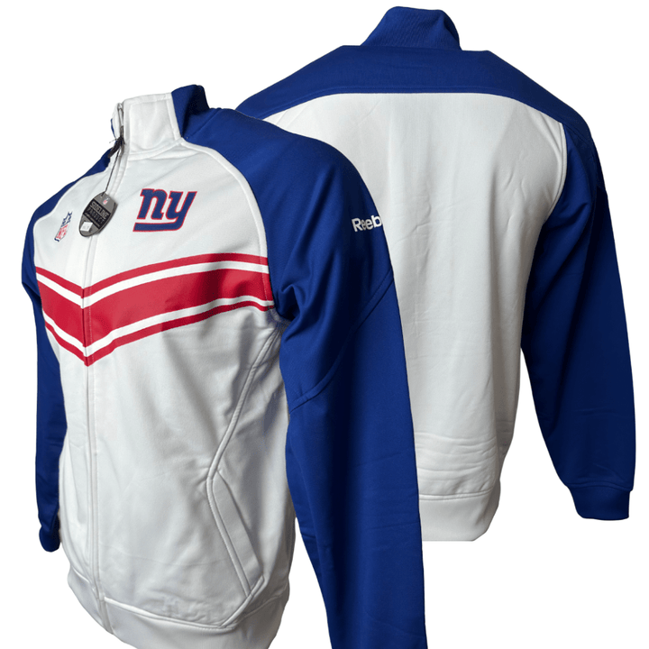 Men's New York Giants Reebok Side - Line Full - Zip Jacket - CMD Sports