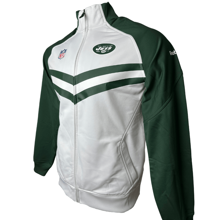 Men's New York Jets Reebok Side - Line Full - Zip Jacket - CMD Sports