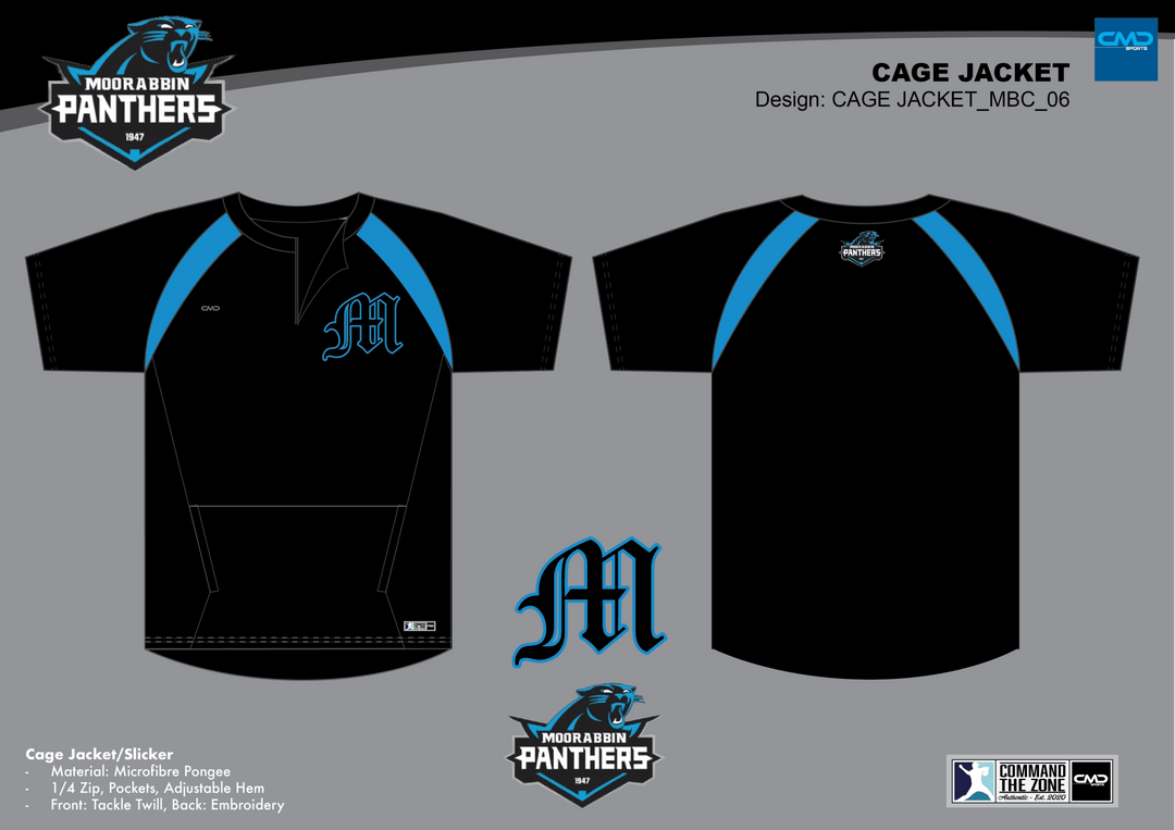 Moorabbin Baseball Club - Cage Jacket - CMD Sports