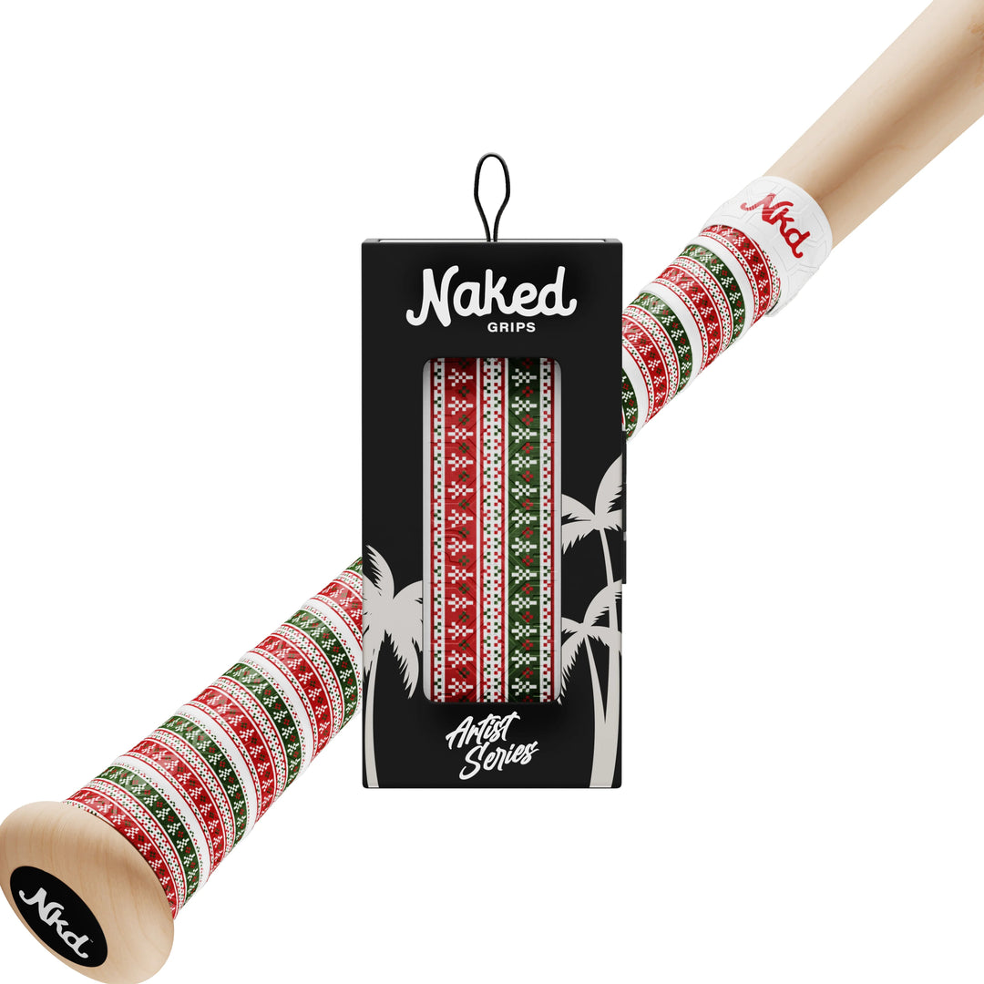 Naked Grips Artist Series - UGLY SWEATER - LIMITED EDITION Bat Grip - CMD Sports
