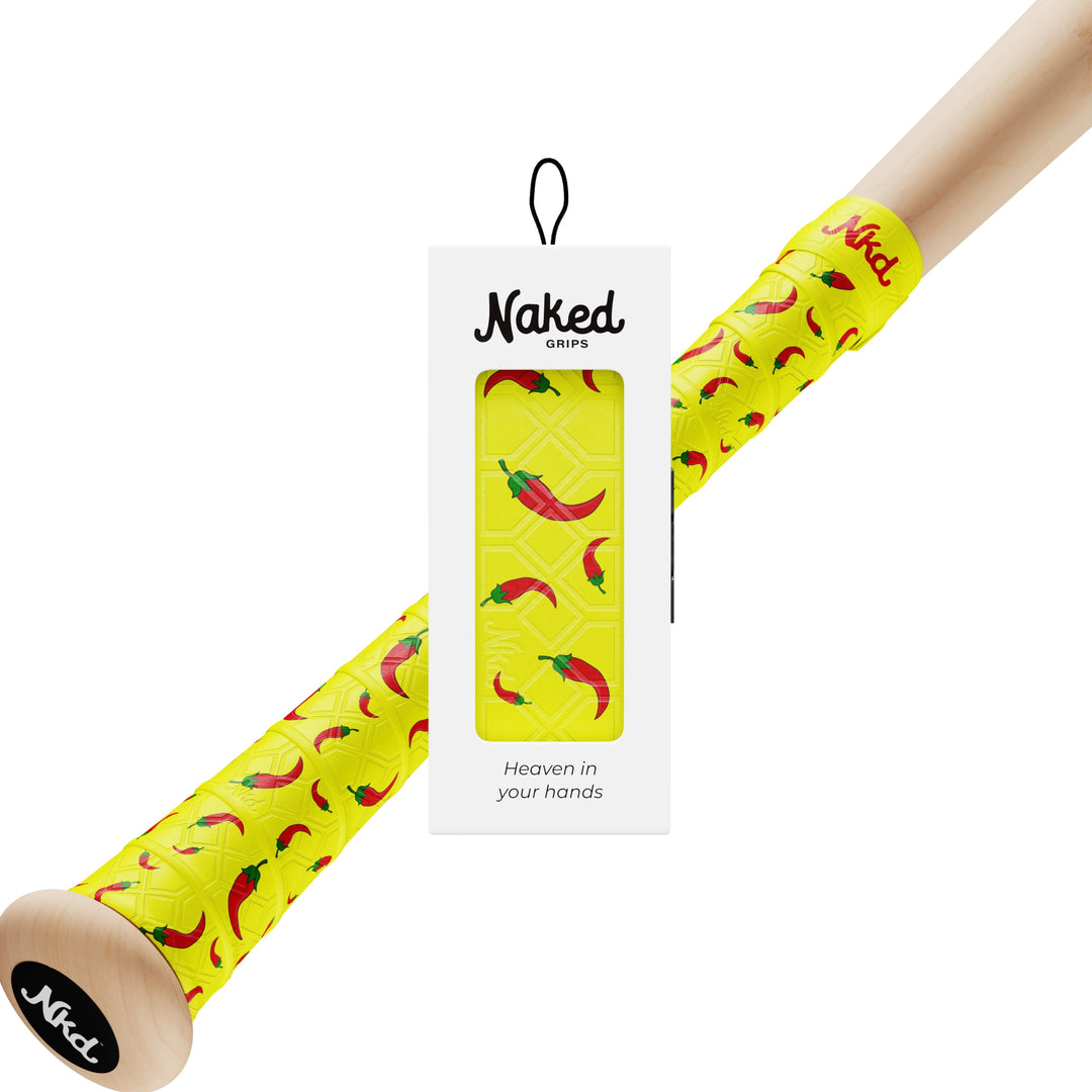 Naked Grips Iconic Collection - HOT PEPPER Bat Grip - CMD Sports