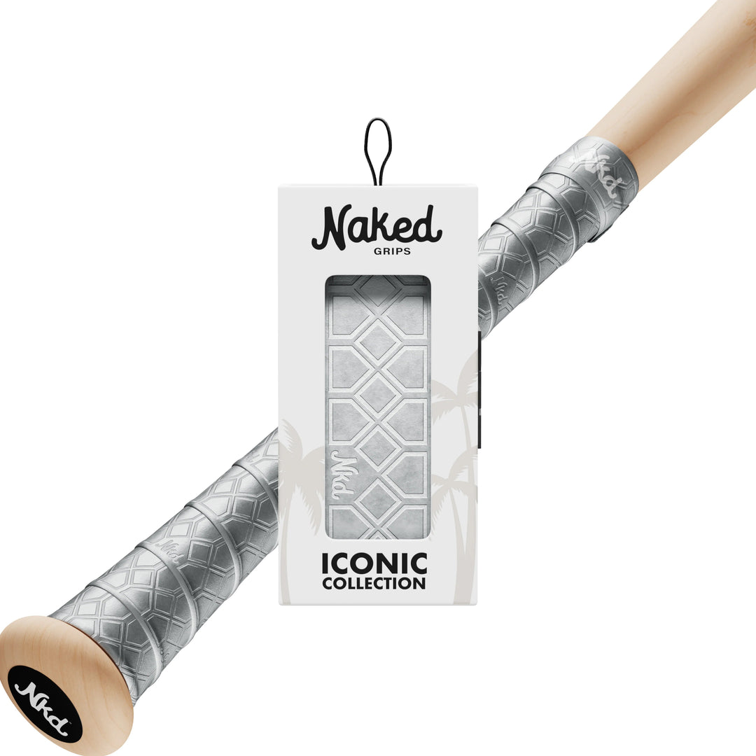 Naked Grips Iconic Collection - PLATINUM Bat Grip - CMD Sports