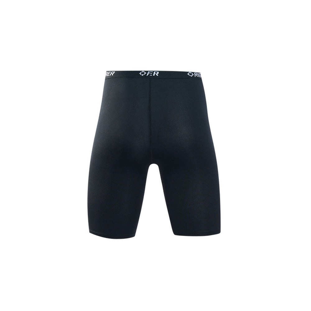 Rigorer kids compression shorts, black, back view