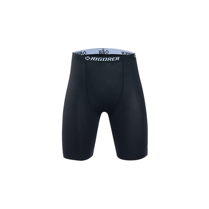 Rigorer kids compression shorts, black, front view