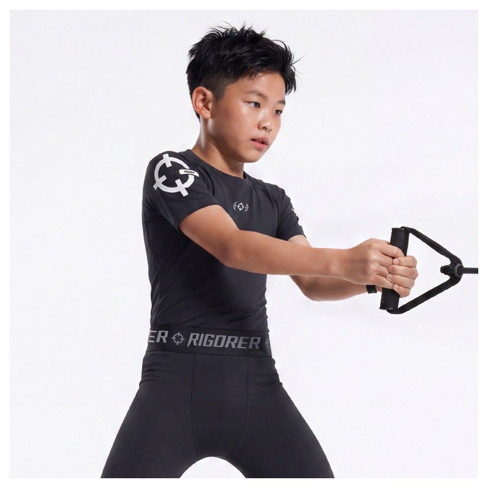Rigorer Kids Short Sleeve Basketball Compression Shirt - CMD Sports