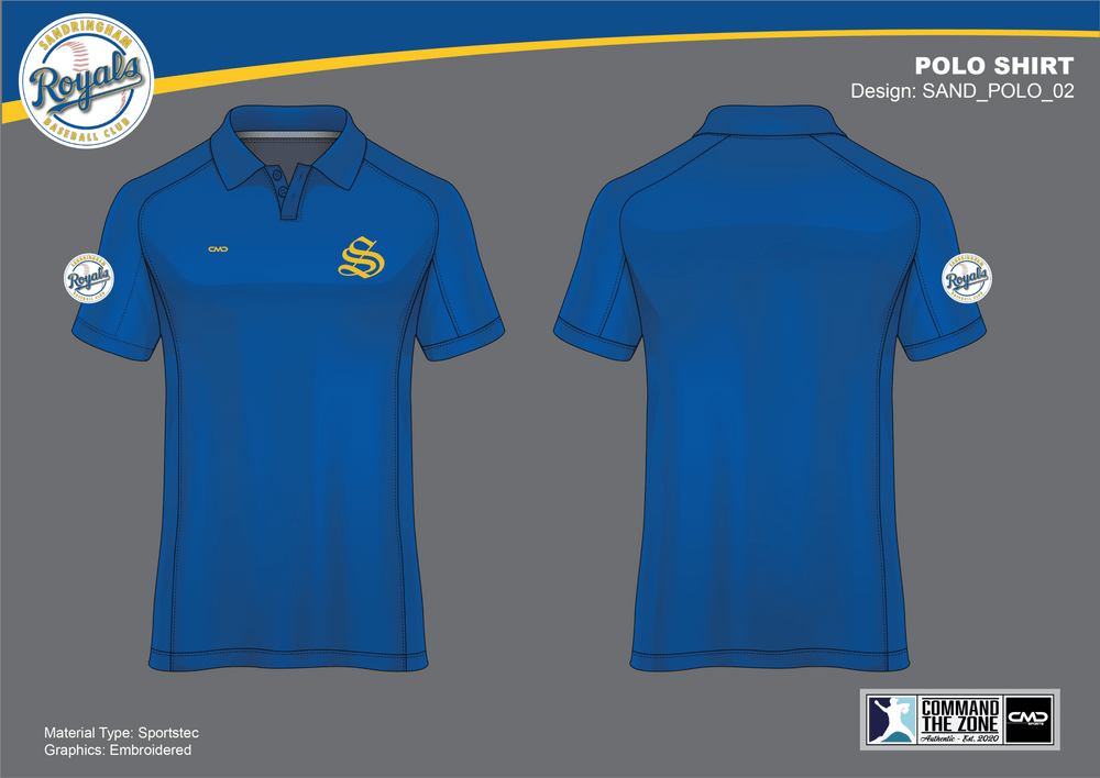 Sandringham Baseball Club - Polo Shirt - CMD Sports