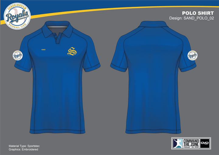 Sandringham Baseball Club - Polo Shirt - CMD Sports