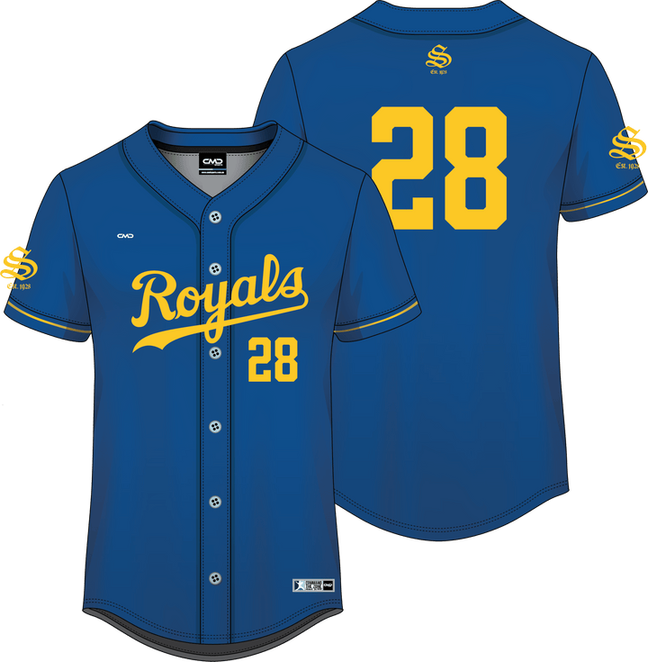 Sandringham Royals Jersey - Full Button Sublimated - CMD Sports