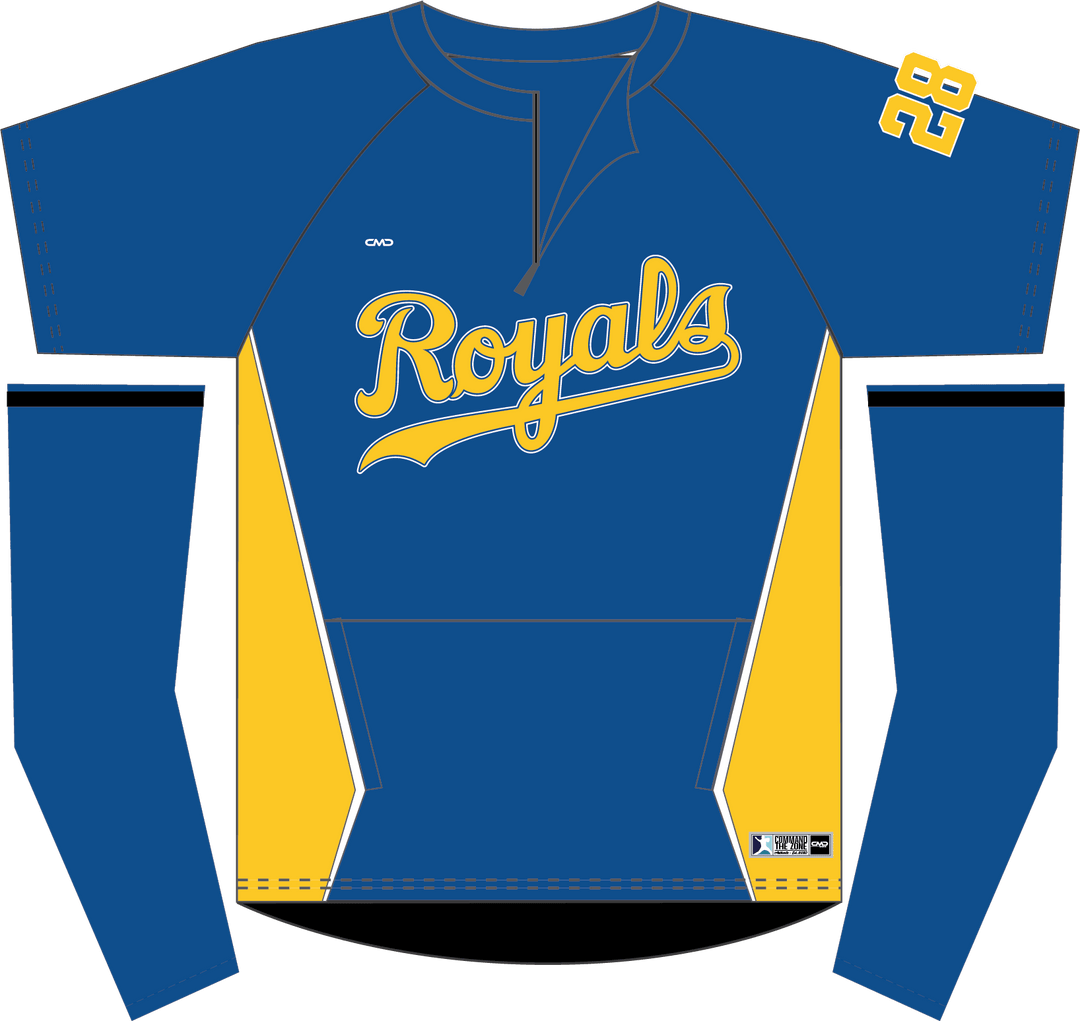 Sandringham Royals - Long Sleeve Cage Jacket with NUMBER - CMD Sports