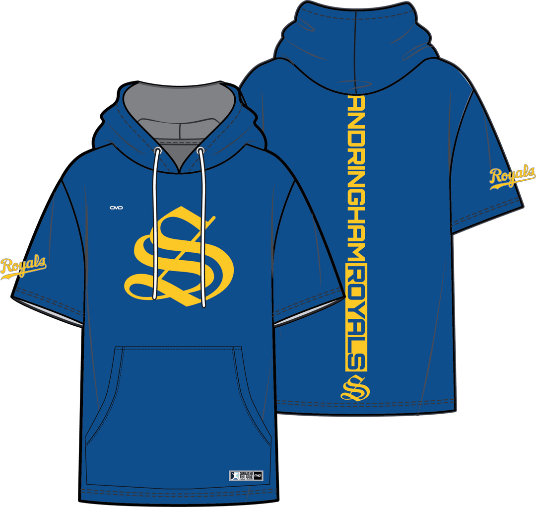 Sandringham Royals - Short Sleeve Hoodie - CMD Sports