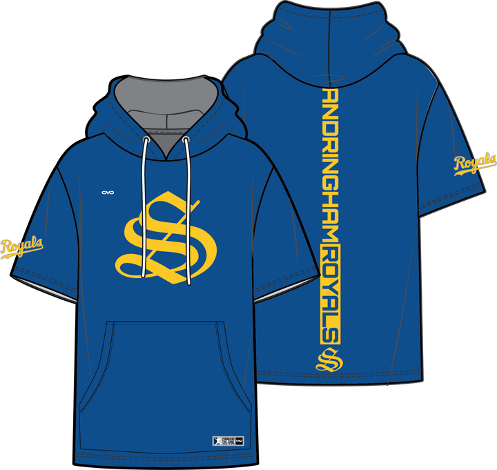 Sandringham Royals - Short Sleeve Hoodie - CMD Sports