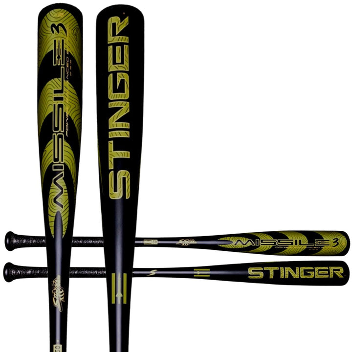 Stinger Missile 3 BBCOR - 3 Baseball Bat - CMD Sports