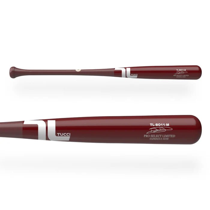 TUCCI BO BICHETTE Signature Model Pro Select Limited Wood Bat BO11 WINE - MAPLE - CMD Sports