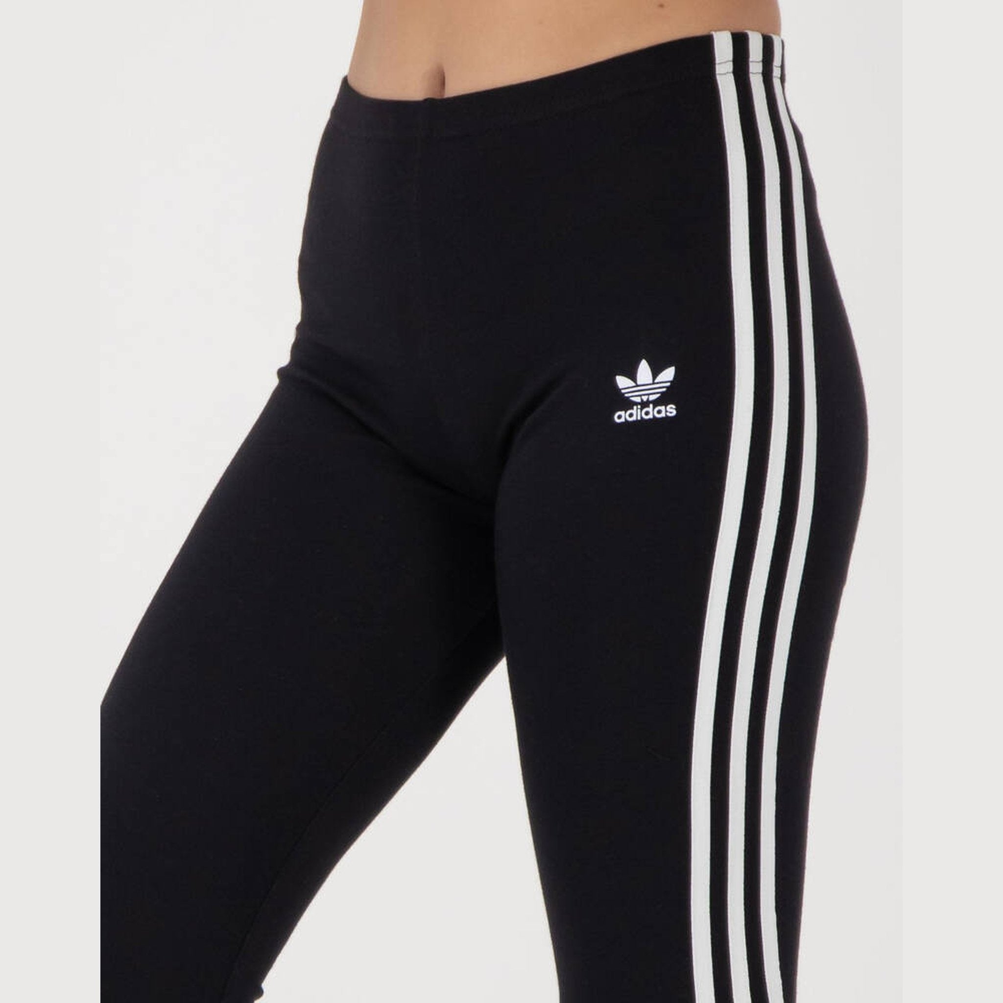 Adidas 3 stripe leggings girls hotsell