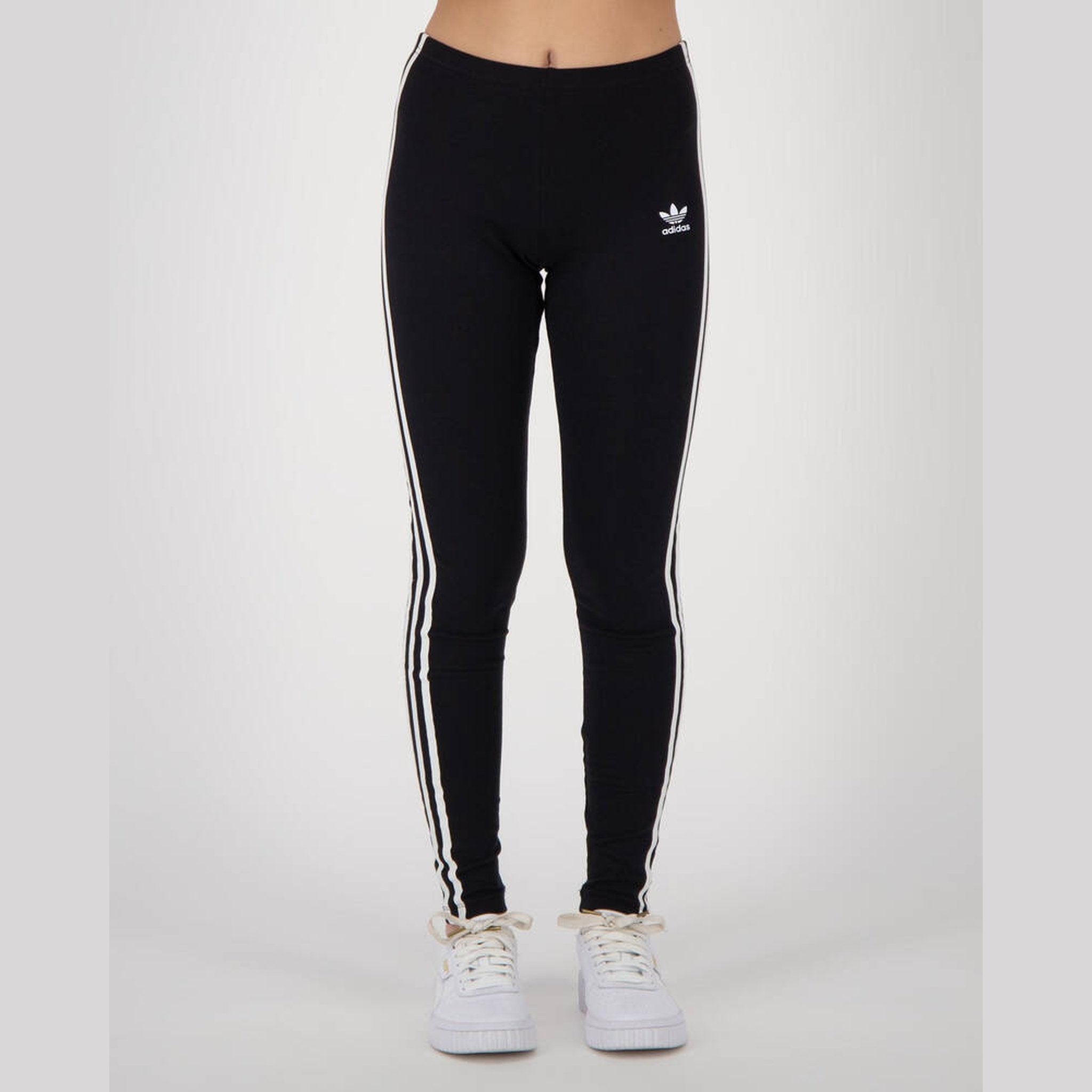 Adidas Girls 3 Stripe Leggings CMD Sports