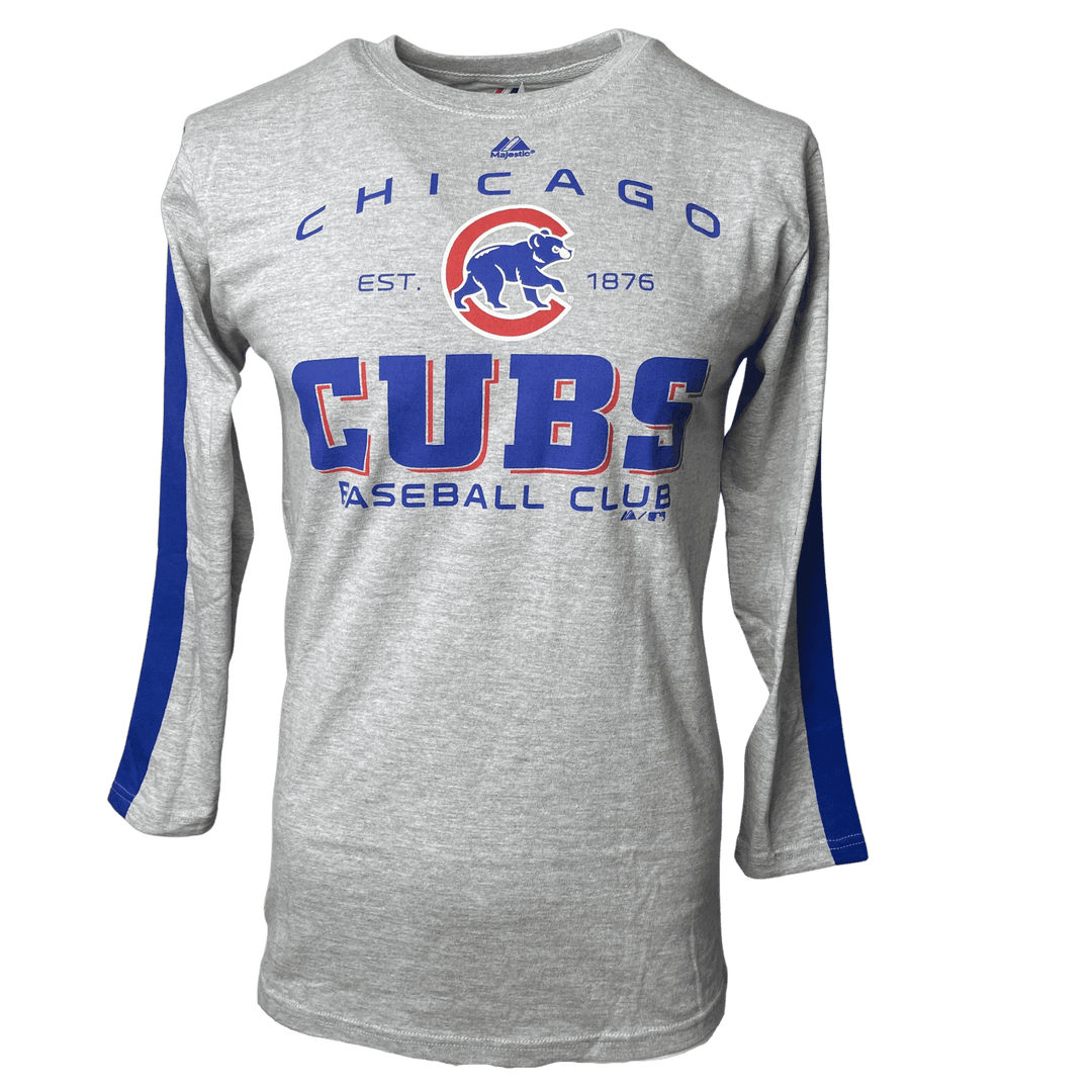 Chicago Cubs Majestic Long Sleeve Youth T-Shirt - CMD Sports