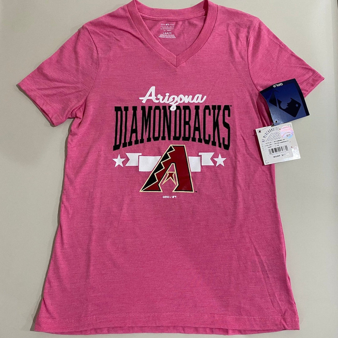 Clearance - Arizona Diamondbacks V-Neck Gen2 Youth T-Shirt - CMD Sports