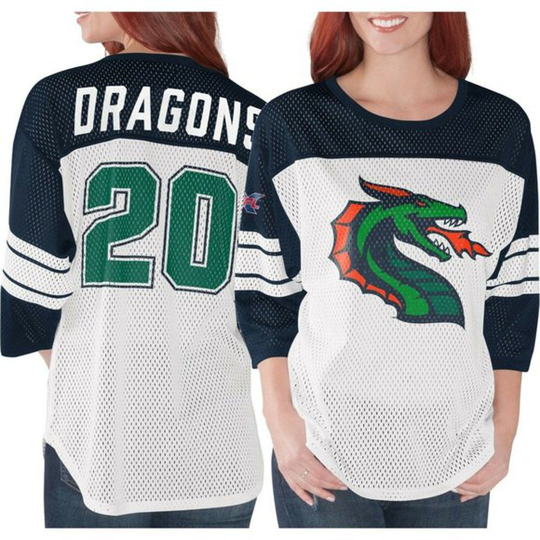 Clearance - G-III Women's XFL Seattle Dragons Mesh Jersey Top - CMD Sports