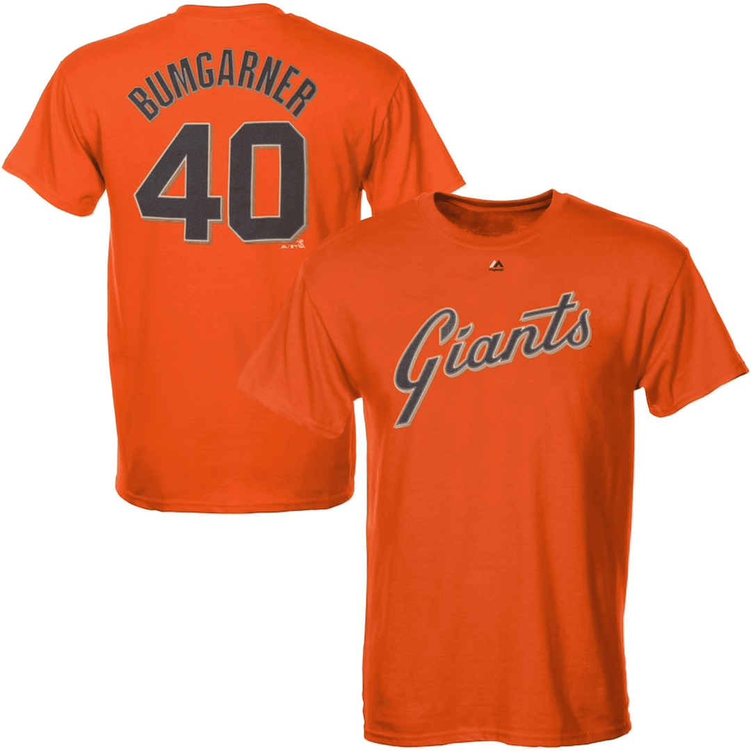 Clearance - Madison Bumgarner San Francisco Giants Majestic Youth Player Name & Number T-Shirt - CMD Sports