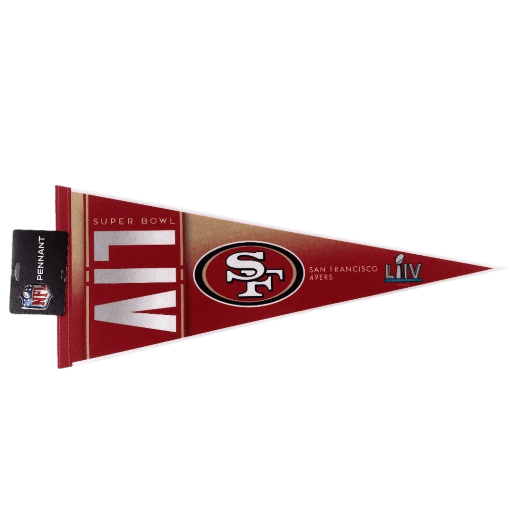 Clearance - NFL San Francisco 49ers Super Bowl LIV Football Pennant - CMD Sports