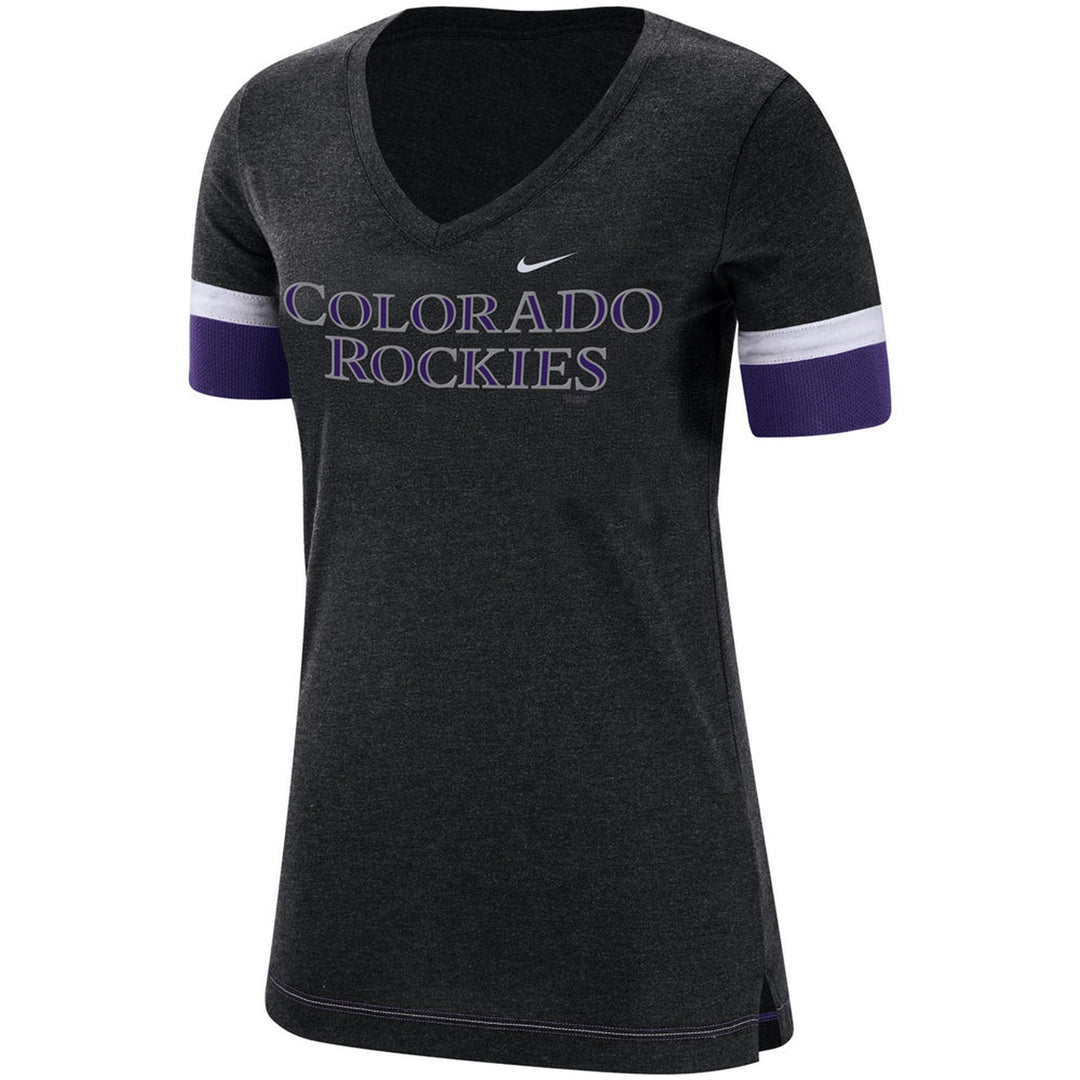 Clearance - Nike Women's Colorado Rockies Tri-Blend Fan T-Shirt - CMD Sports