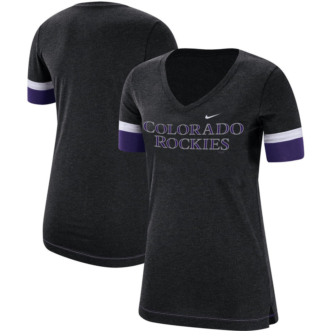 Clearance - Nike Women's Colorado Rockies Tri-Blend Fan T-Shirt - CMD Sports