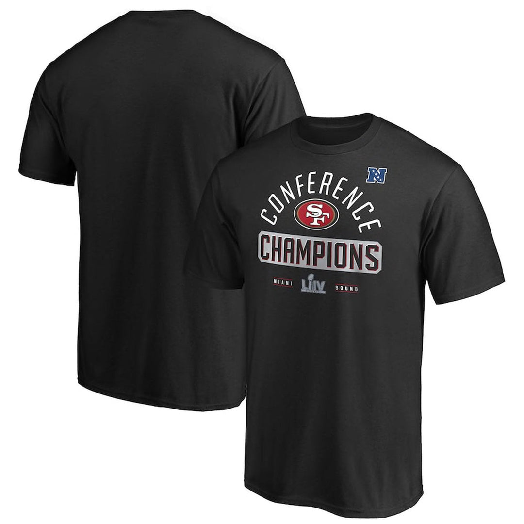 Clearance - San Francisco 49ers NFL Pro Line by Fanatics Branded 2019 NFC Champions First Down T-Shirt - CMD Sports