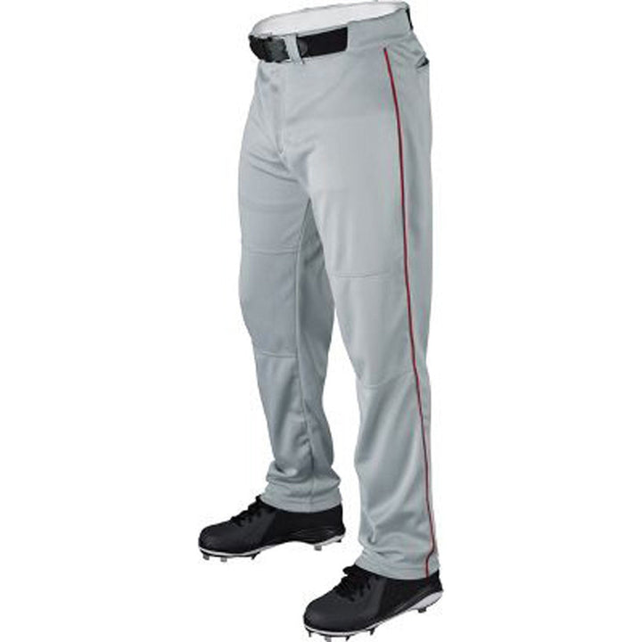Clearance - Wilson Men's Relaxed Fit Poly Warp Knit Piped Baseball Pants WTA4332 - CMD Sports