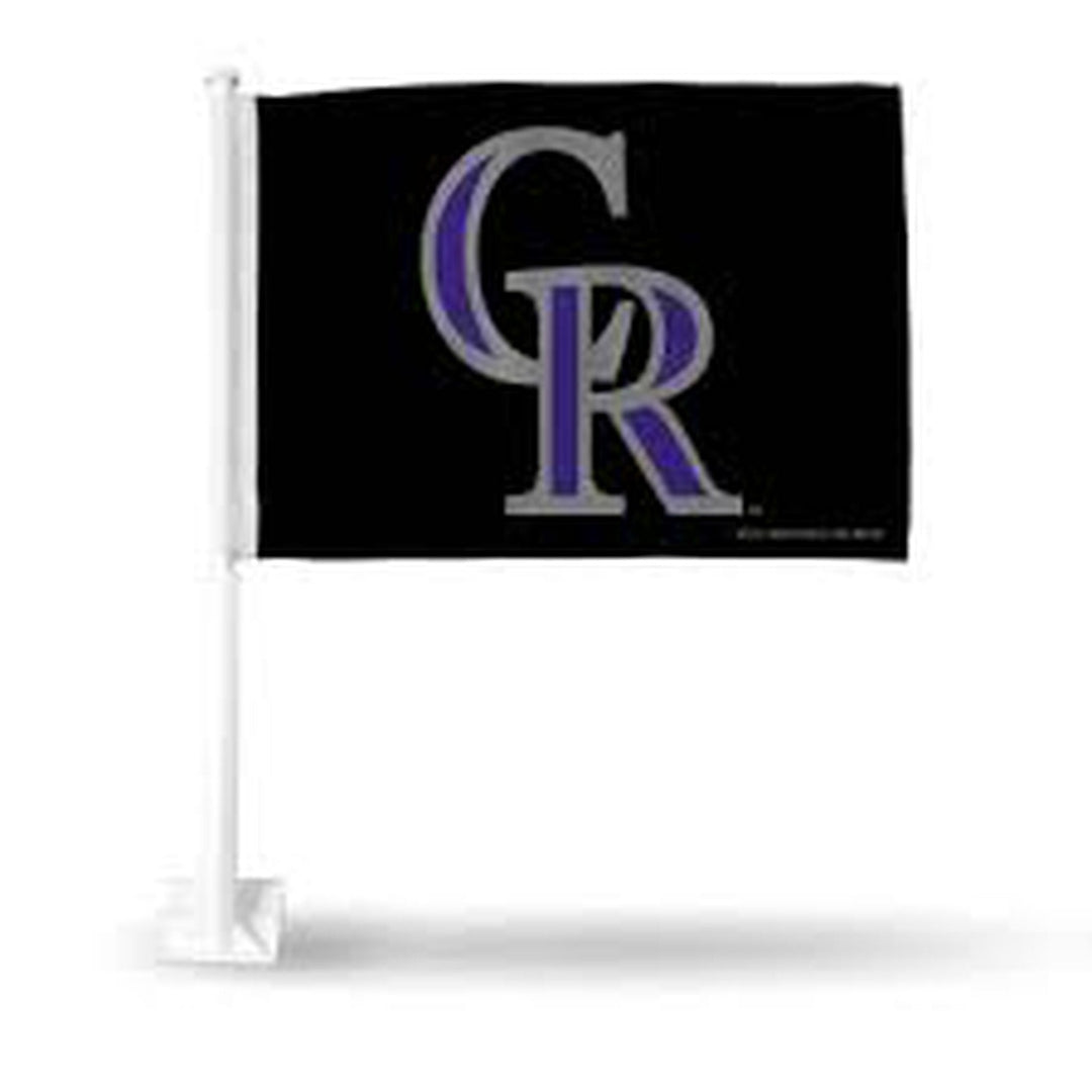 Colorado Rockies MLB 11X14 Window Mount 2-Sided Car Flag - CMD Sports