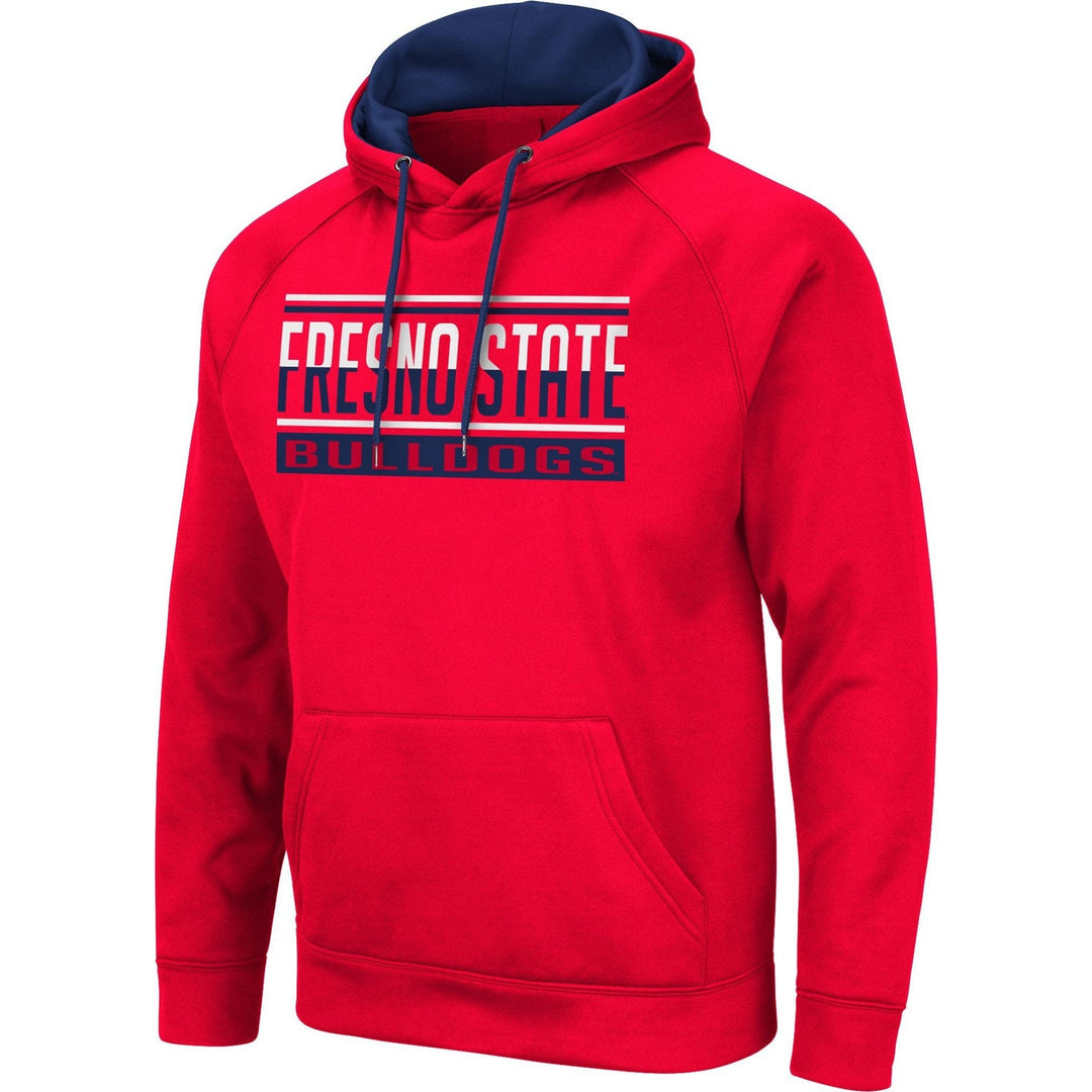 Colosseum Men's Fresno State Bulldogs Cardinal Pullover Hoodie - CMD Sports