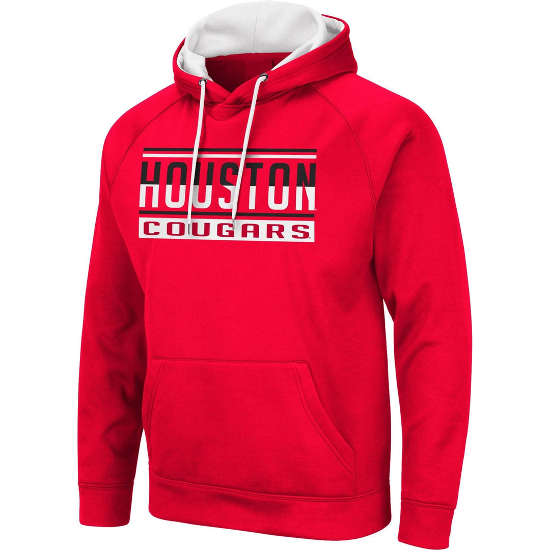 Colosseum Men's Houston Cougars Red Pullover Hoodie - CMD Sports