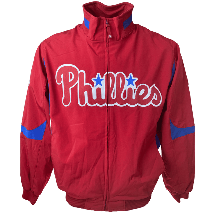 Majestic MLB Authentic Collection Men's Philadelphia Phillies Full-Zip Jacket - CMD Sports