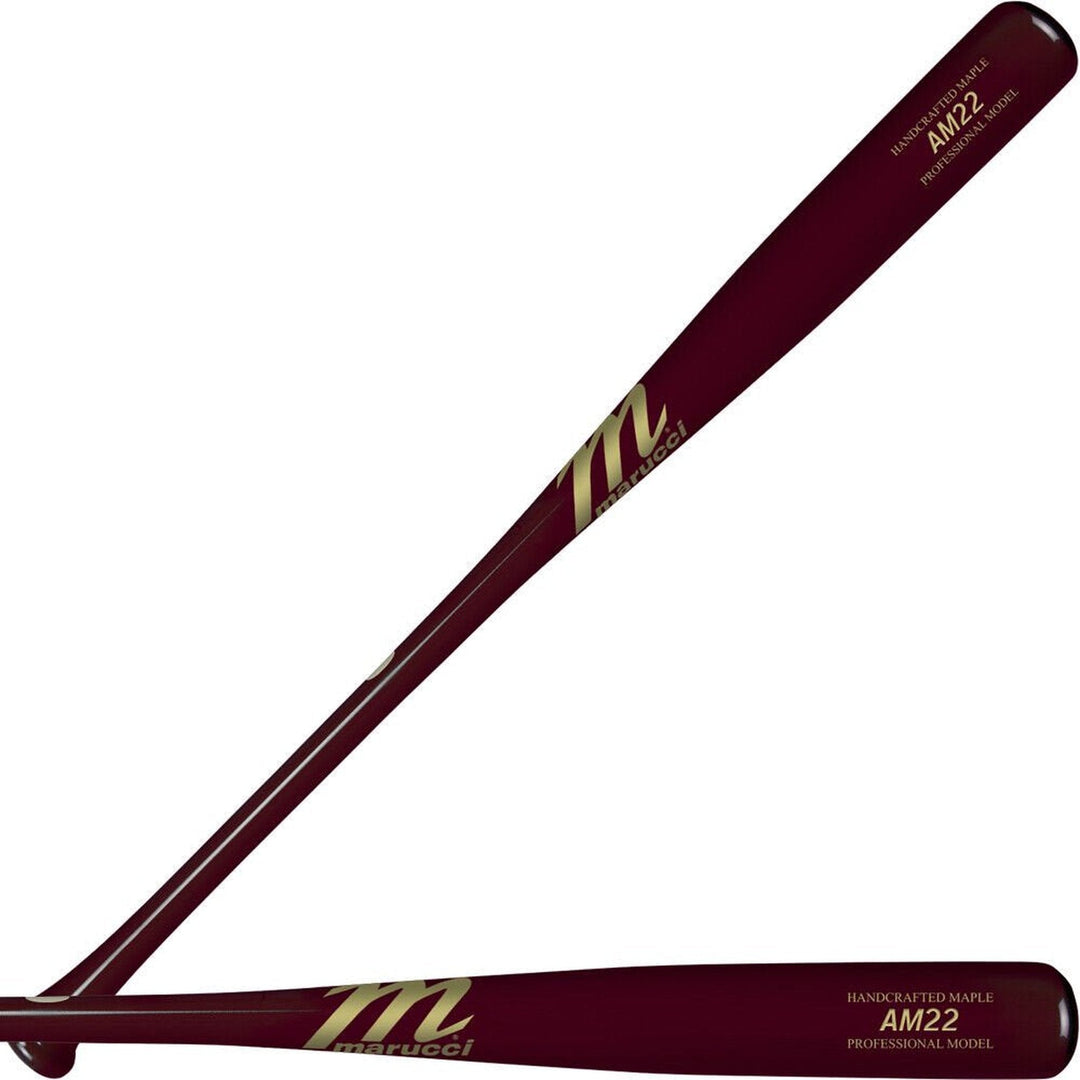Marucci AM22 Andrew McCutchen Pro Maple Wood Baseball Bat - Cherry - CMD Sports
