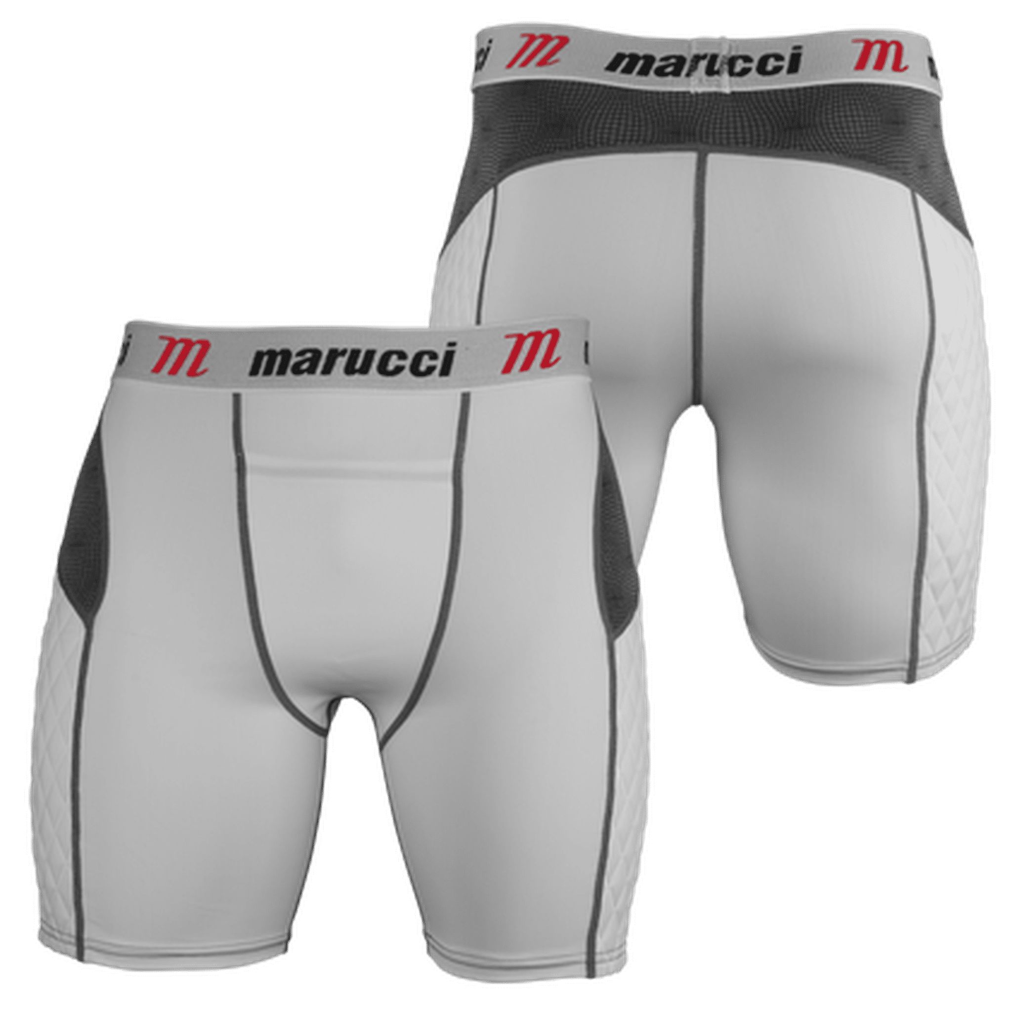 Marucci Youth Elite - Short à Glissière Rembourré Avec Bonnet Tr S Grand Blanc Marucci Youth Elite - Short à Glissière Rembourré Avec Bonnet Tr S Grand Blanc