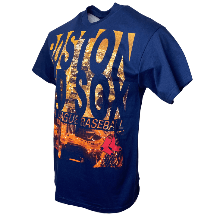 Men's Boston Red Sox MLB Majestic City Print T-Shirt - CMD Sports