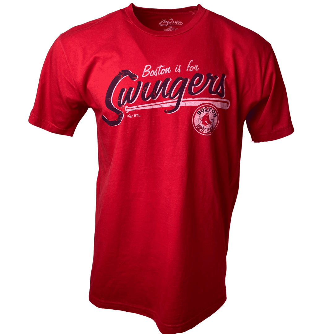 Men's Boston Red Sox MLB Majestic Swingers T-Shirt - CMD Sports