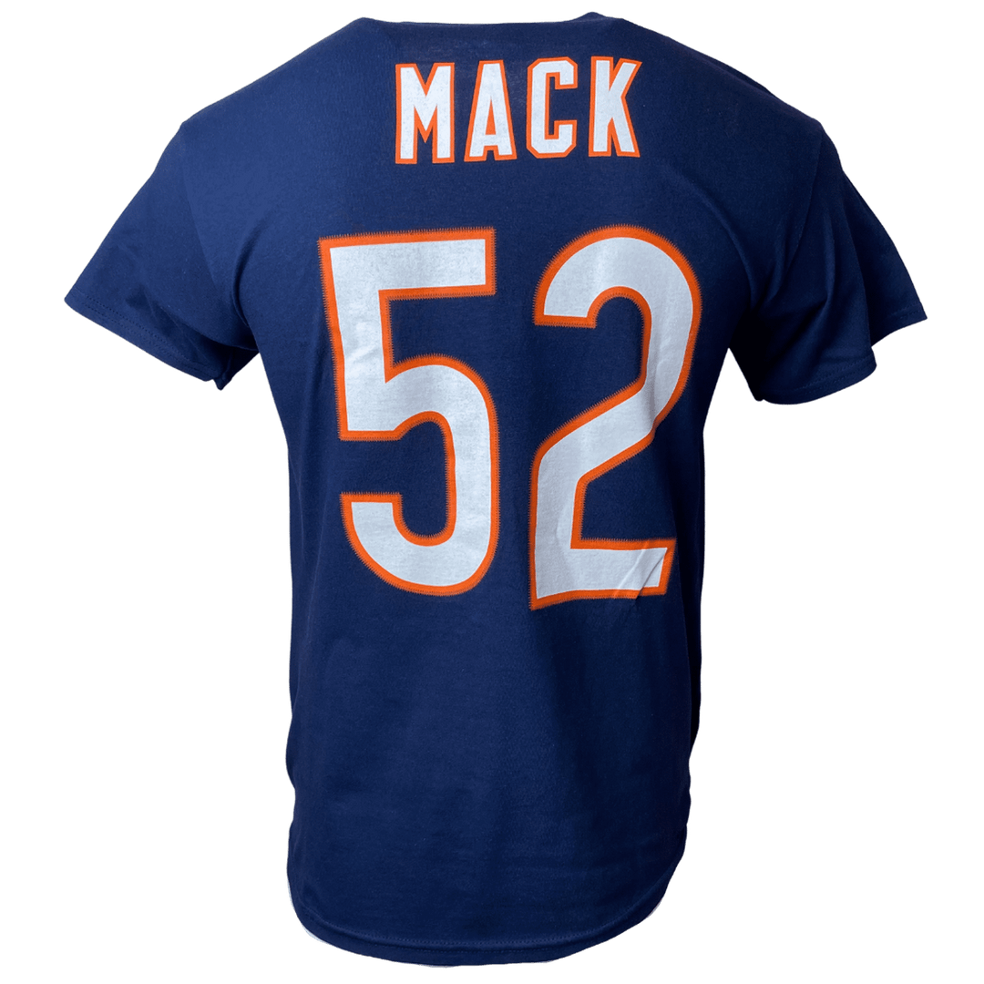 Men's Chicago Bears NFL Khalil Mack Nike Navy Name & Number T-Shirt - CMD Sports