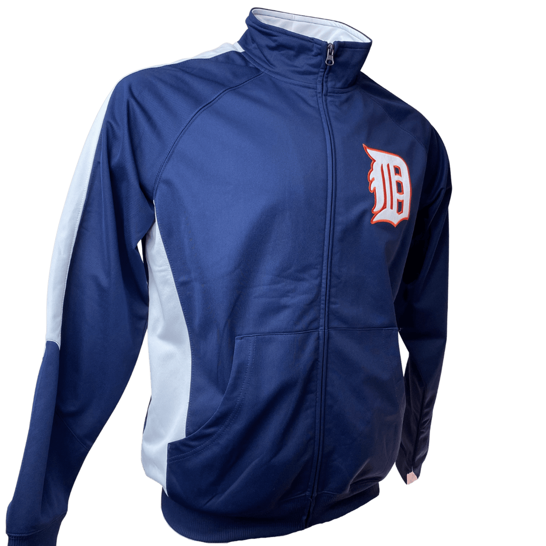 Men's Detroit Tigers Majestic Full-Zip Cut & Sew Track Jacket - CMD Sports