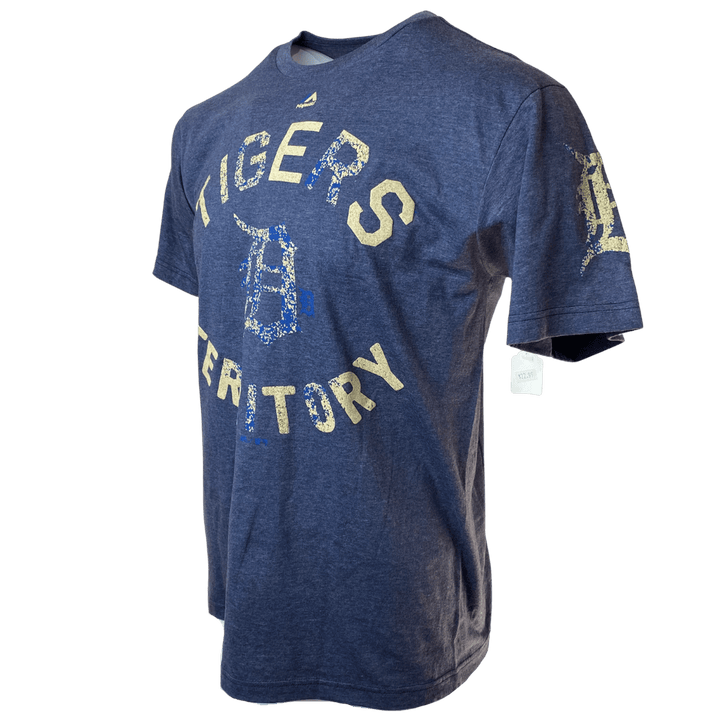 Men's Detroit Tigers Majestic Triple Peak Heather T-Shirt - CMD Sports