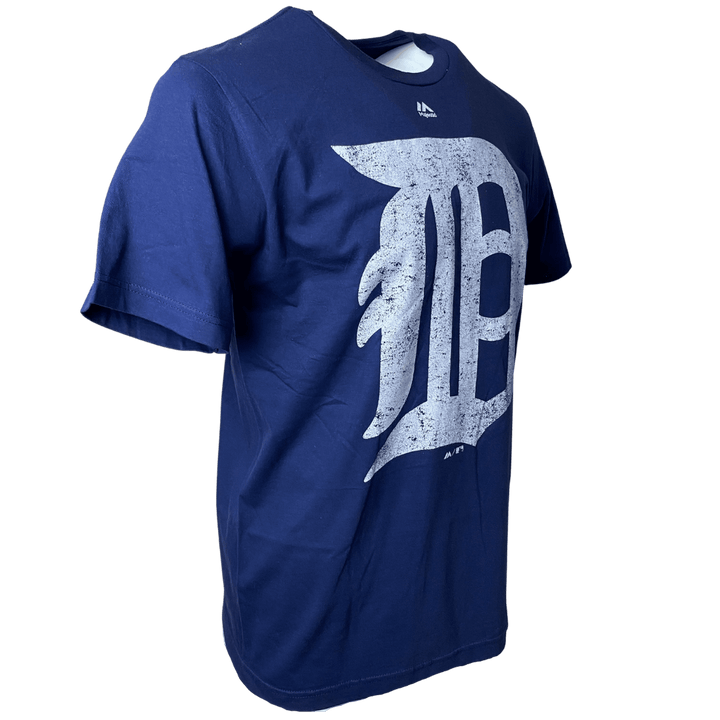Men's Detroit Tigers Majestic Triple Peak Primary Logo T-Shirt - CMD Sports
