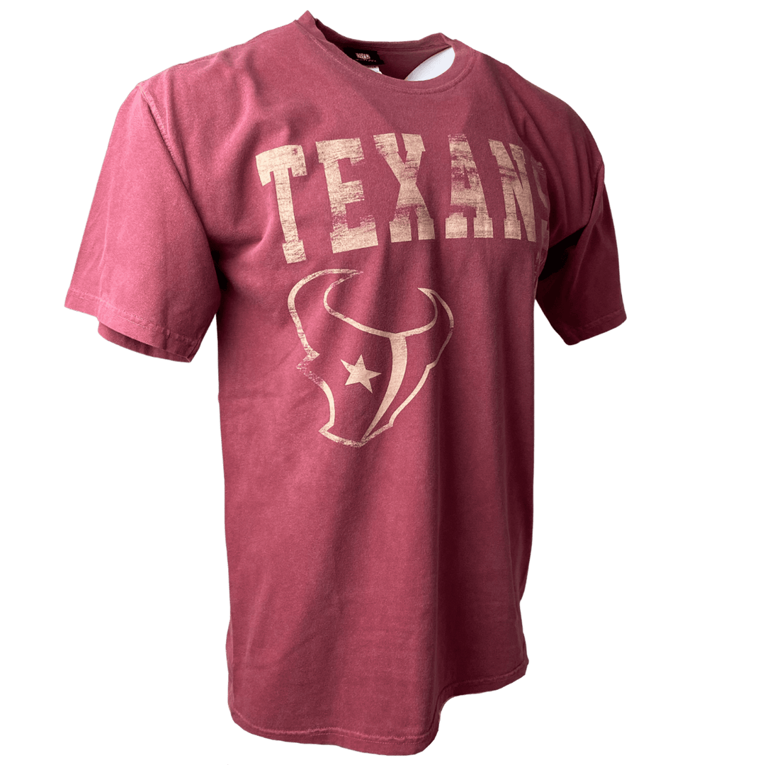 Men's Houston Texans NFL Red Faded Winning Streak T-Shirt - CMD Sports