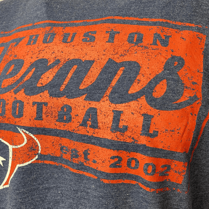 Men's Houston Texans NFL Retro AFC South T-Shirt - CMD Sports
