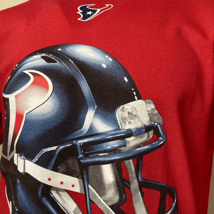 Men's Houston Texans NFL Team Helmet T-Shirt - CMD Sports