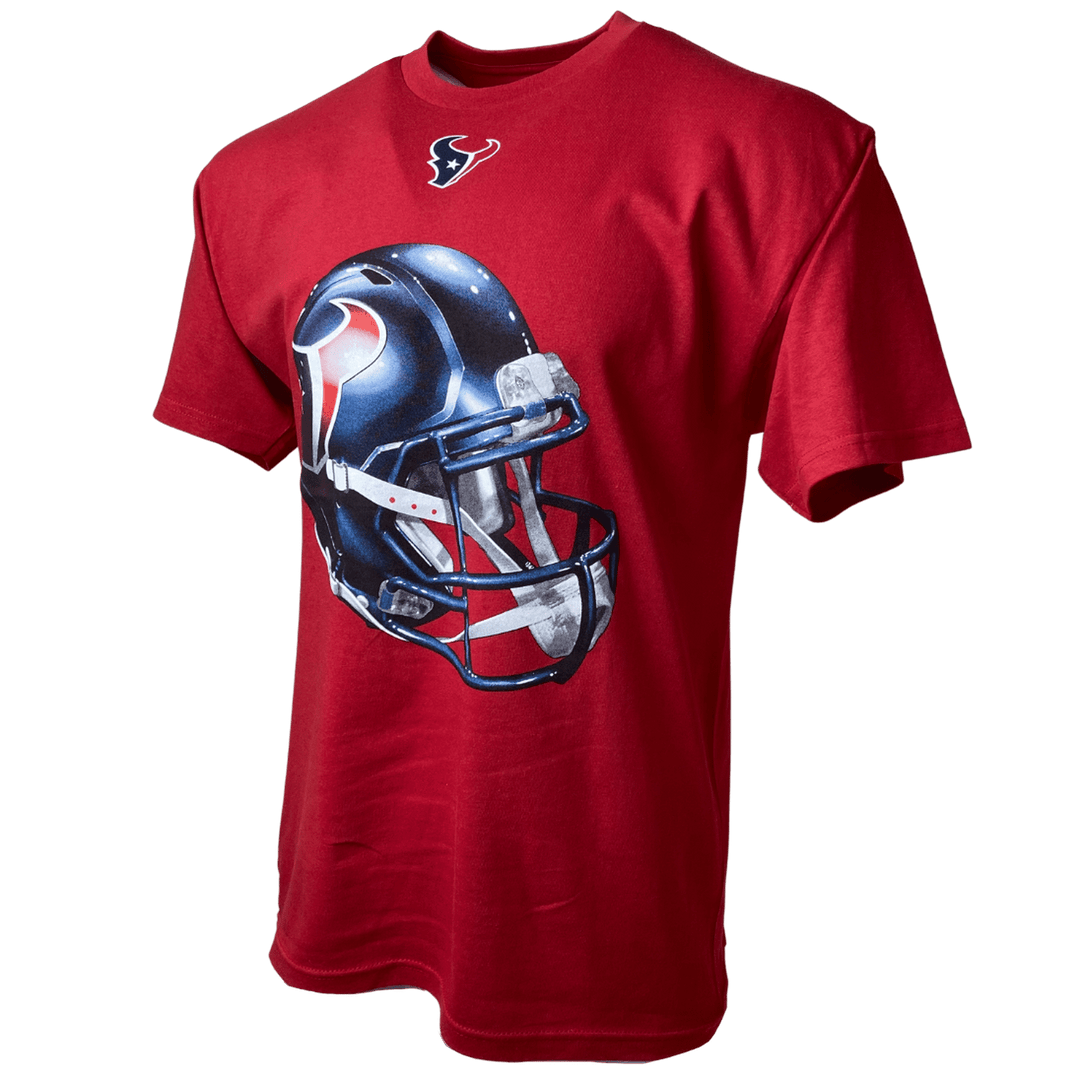Men's Houston Texans NFL Team Helmet T-Shirt - CMD Sports