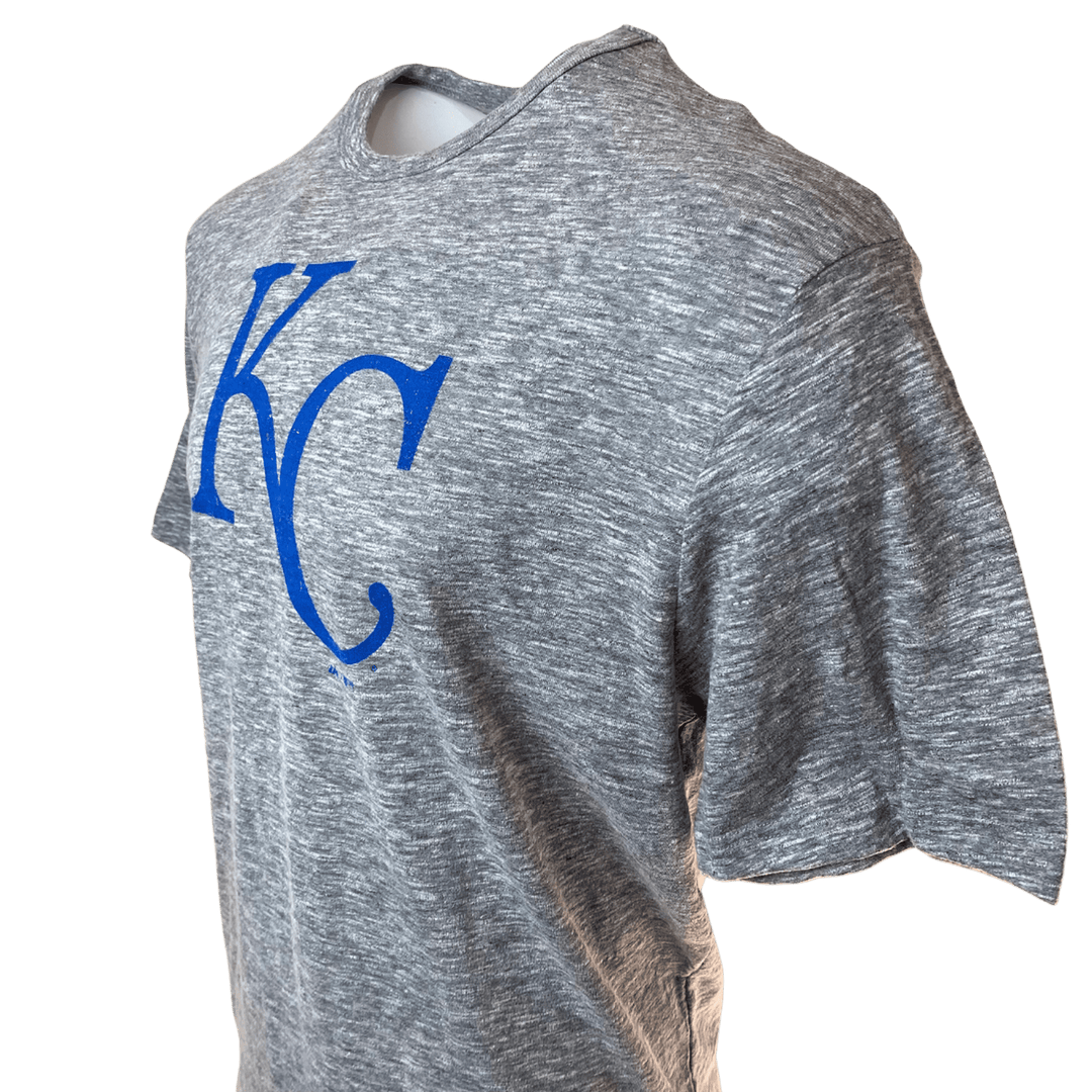 Men's Kansas City Royals Majestic Heathered Grey T-Shirt - CMD Sports