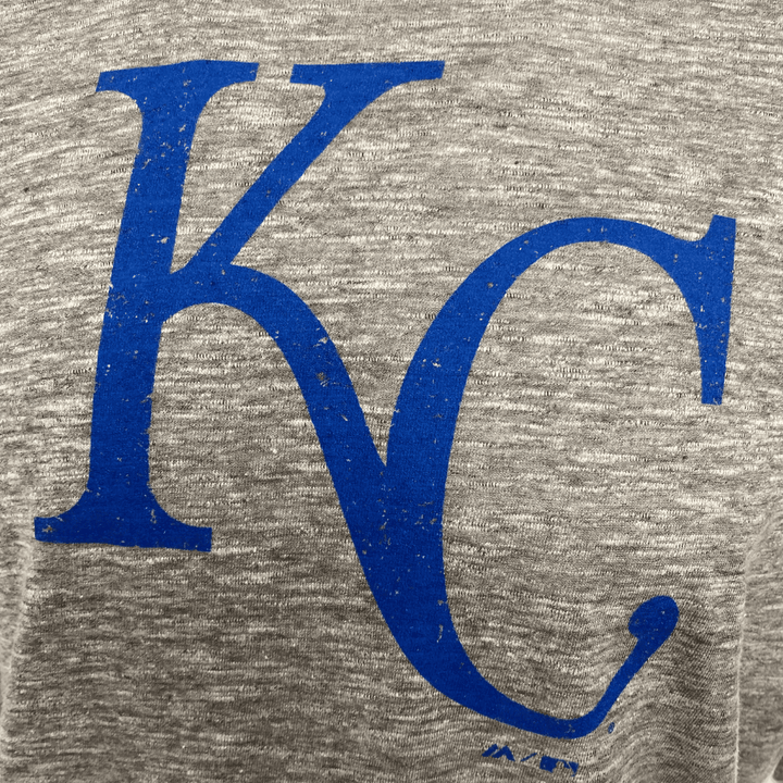 Men's Kansas City Royals Majestic Heathered Grey T-Shirt - CMD Sports