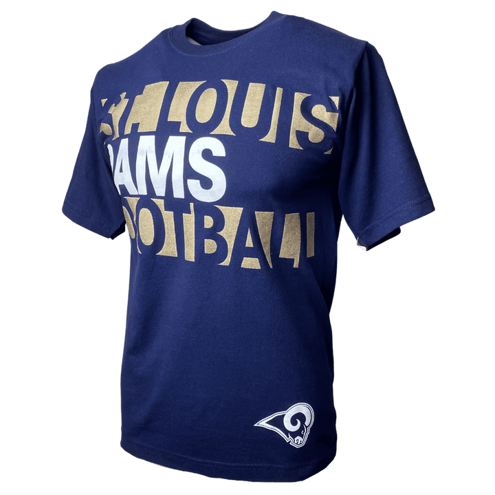 Men's Los Angeles Rams NFL Throwback St. Louis T-Shirt - CMD Sports