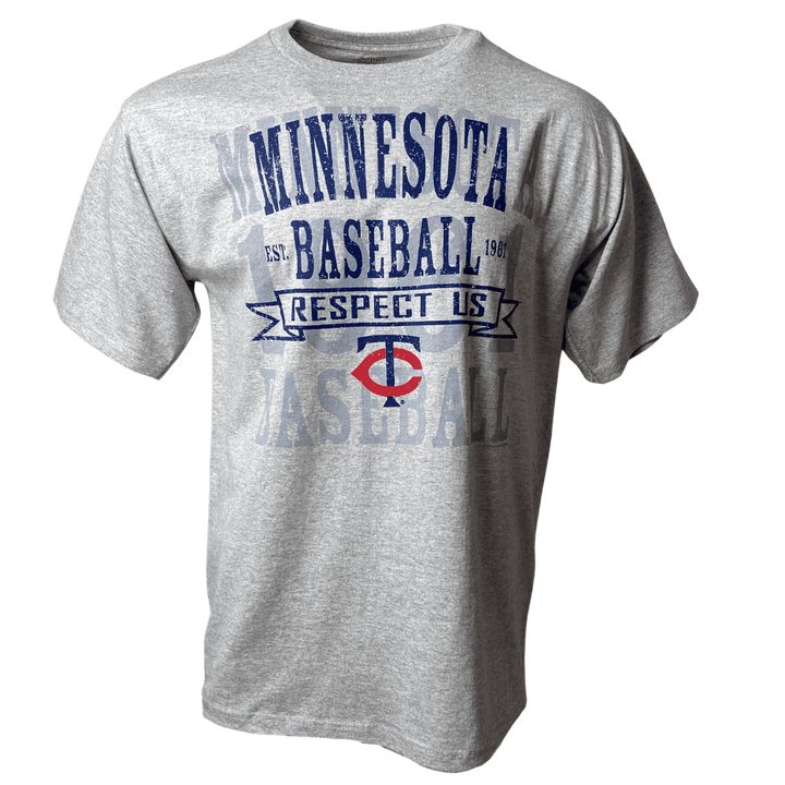 Men's Minnesota Twins MLB Majestic "Respect Us" T-Shirt - CMD Sports