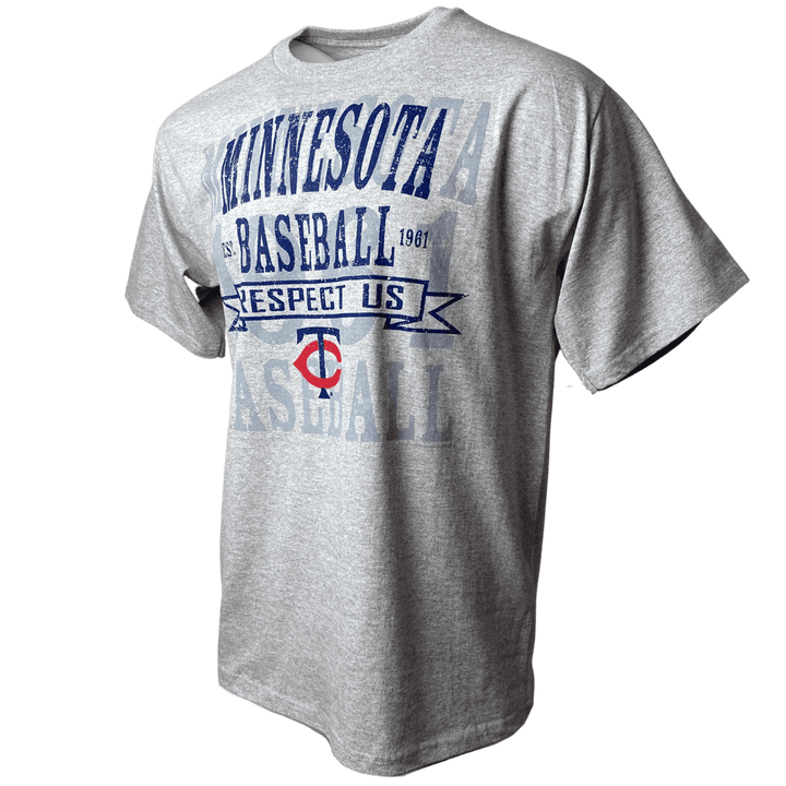 Men's Minnesota Twins MLB Majestic "Respect Us" T-Shirt - CMD Sports