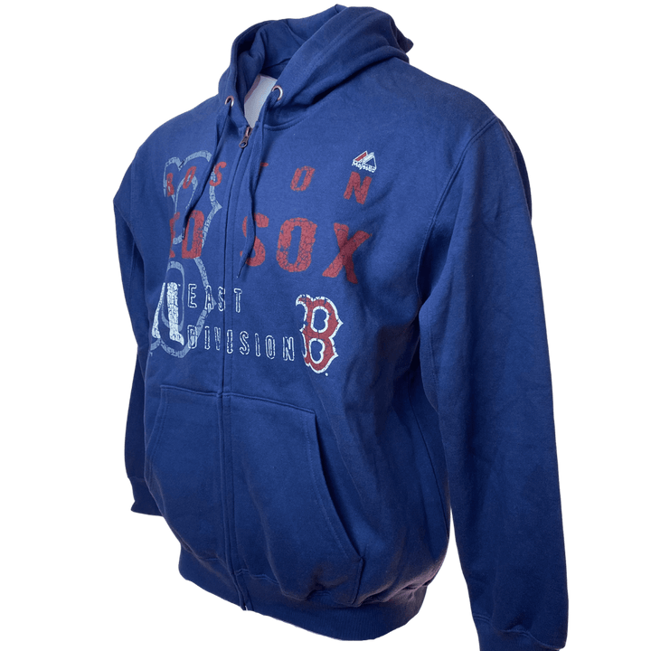 Men's MLB Boston Red Sox Majestic Full-Zip Hoodie - CMD Sports
